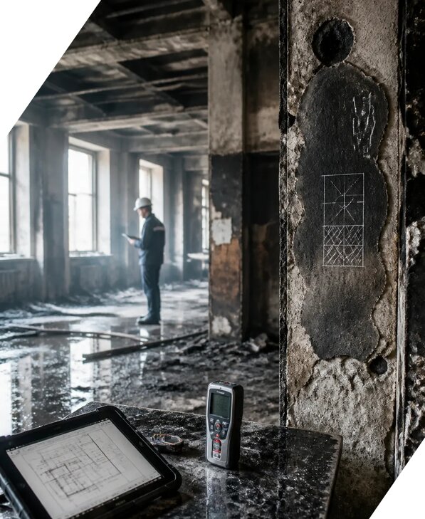 Обследование зданий после пожара в Саяногорске от 15365 р. | ЭкспертизаРоссия
