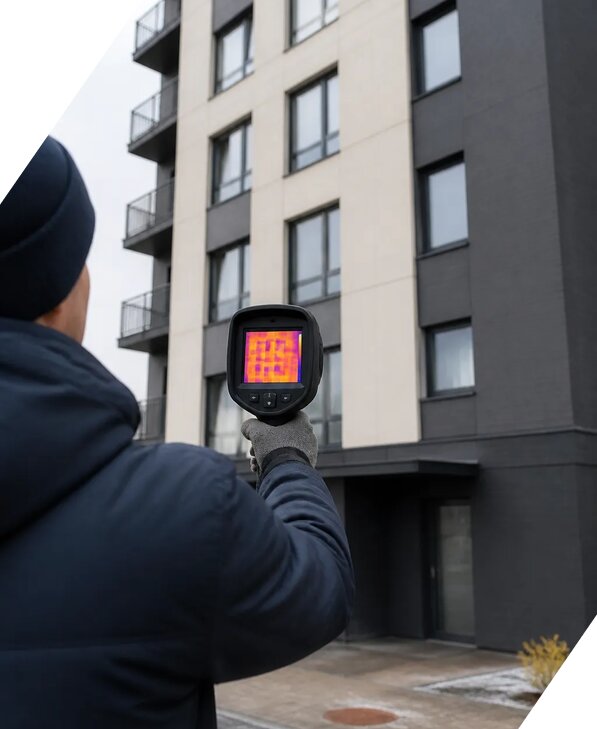 Тепловизионное обследование зданий в Саяногорске от 5122 р. | ЭкспертизаРоссия