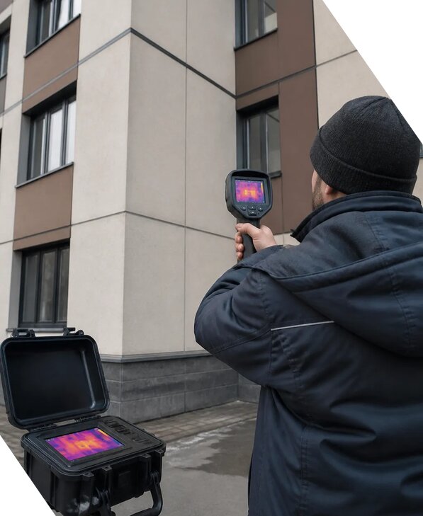 Тепловизионное обследование зданий и сооружений в Саяногорске